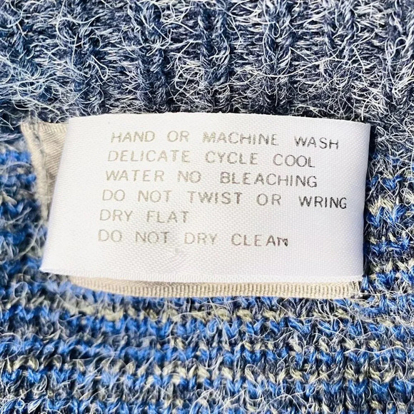 TTT Men Long Sleeve Pull Over Multicolor Crew-Neck Knit Sweater Top Size Medium - Picture 11 of 11